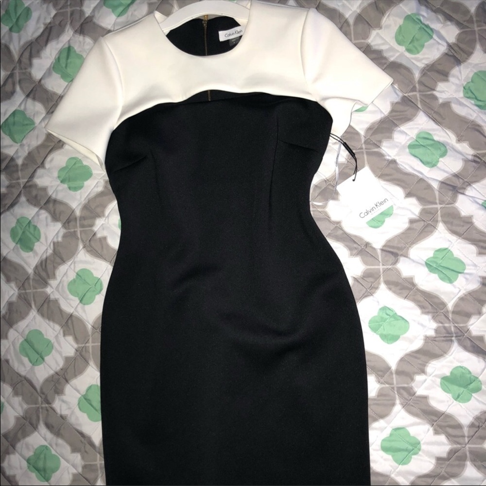 Black and white dress